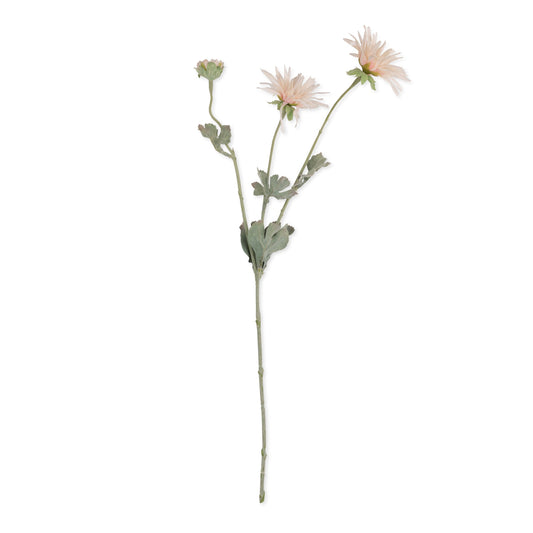 Artificial Blush Chrysanthemum Stem