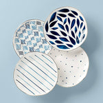 Blue Bay Dessert Plates, Set of 4