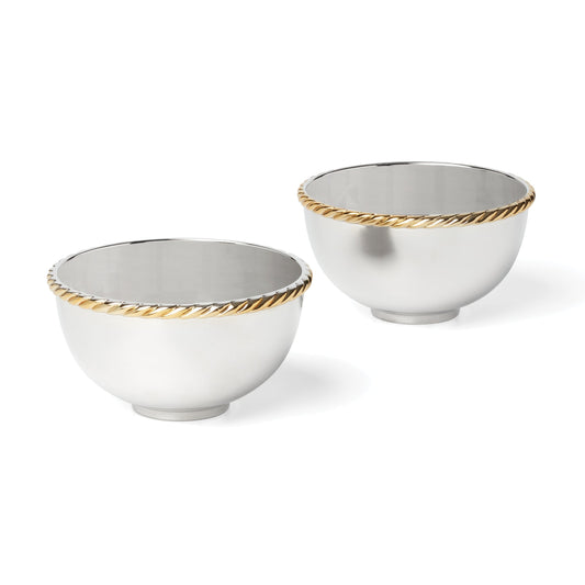 Roseland Nut Bowls, Set of 2