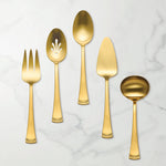 Portola Gold Satin 5-Piece Hostess Set