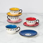 Chef Snoopy Tea Cup & Saucers, Set of 4