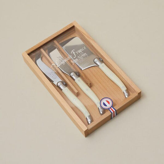 Mini Cheese Ivory Utensil Set, Set of 3